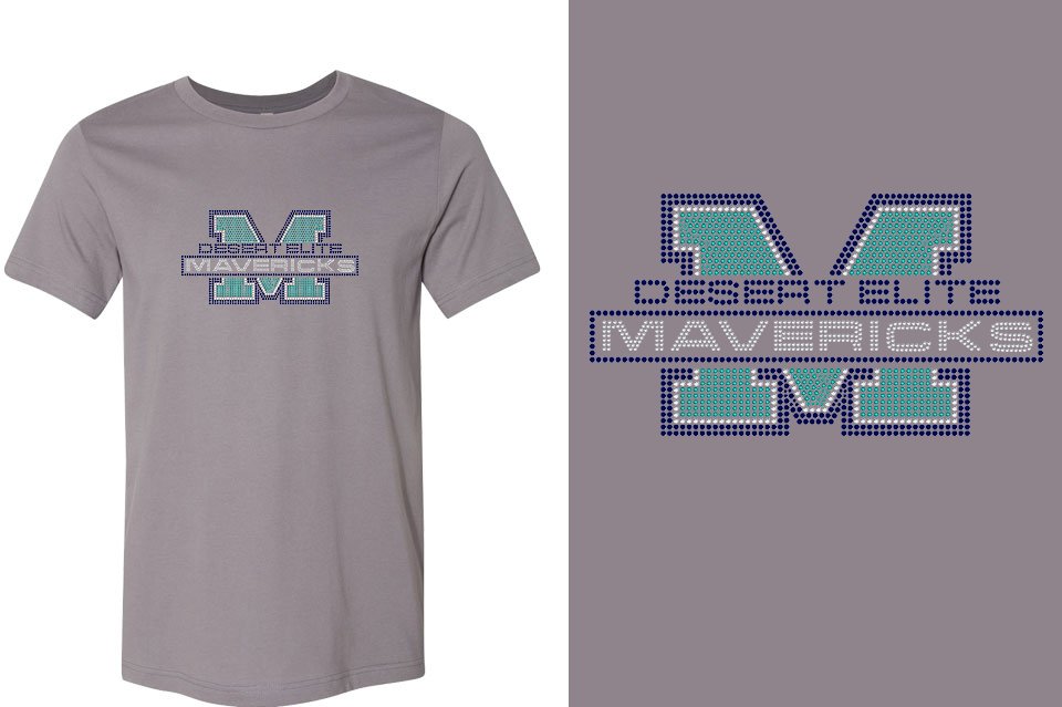 Rhinestones DESERT ELITE MAVERICKS M Unisex t-shirt
